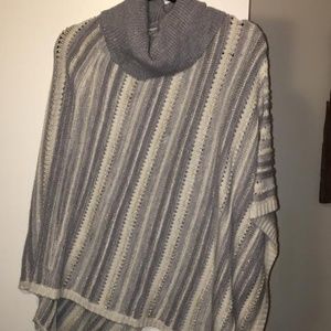 White House Black Market sweater cape